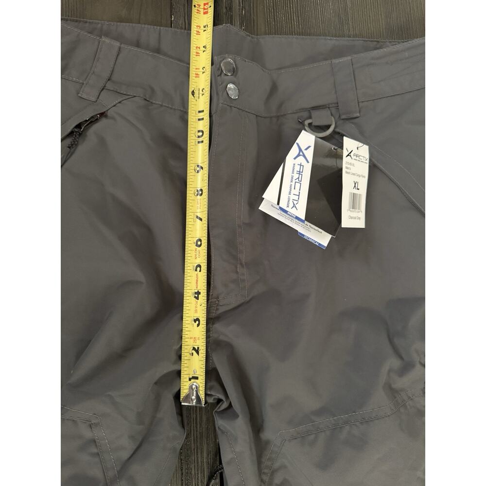 Arctix Mens Insulated Mesh Lined Water Resistant Snow Utility Pants Gray Size XL - Picture 8 of 16